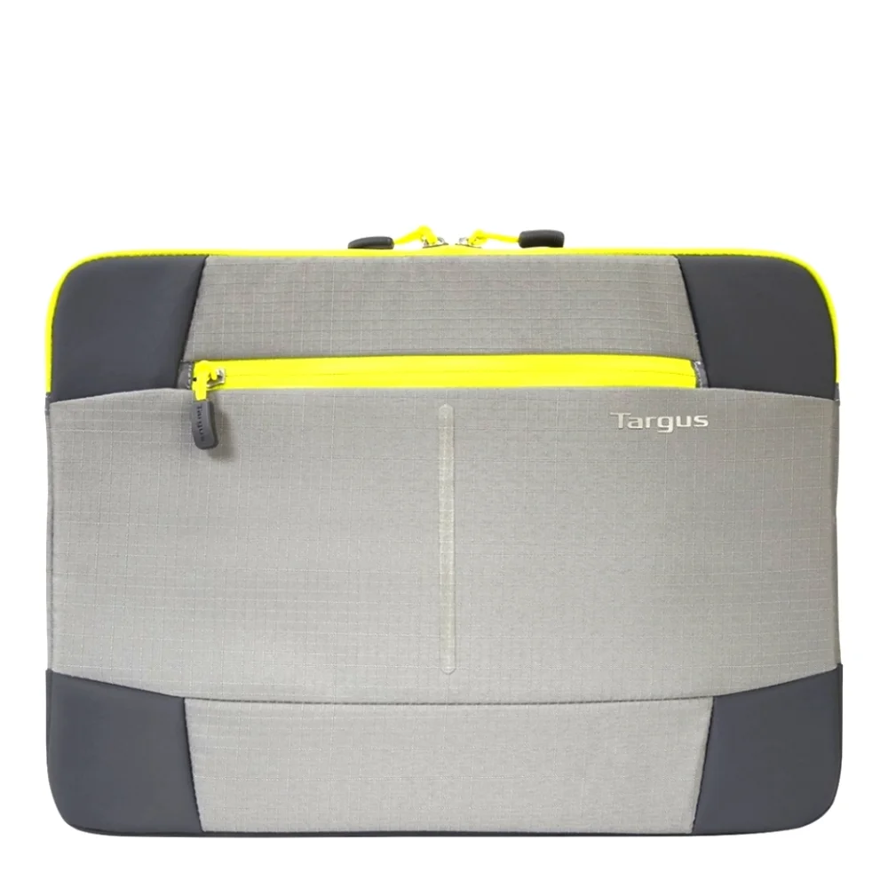 Targus Bex II Laptop Sleeve in Grey & Yellow